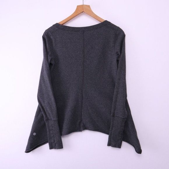 LULULEMON Asymmetric Hem Gray Sweatshirt - Picture 3 of 5